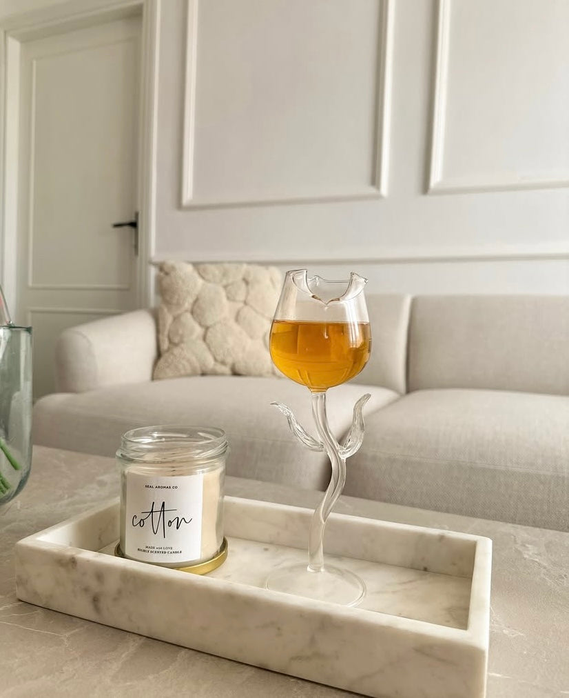 Flower-Shaped Luxury Wine Glass