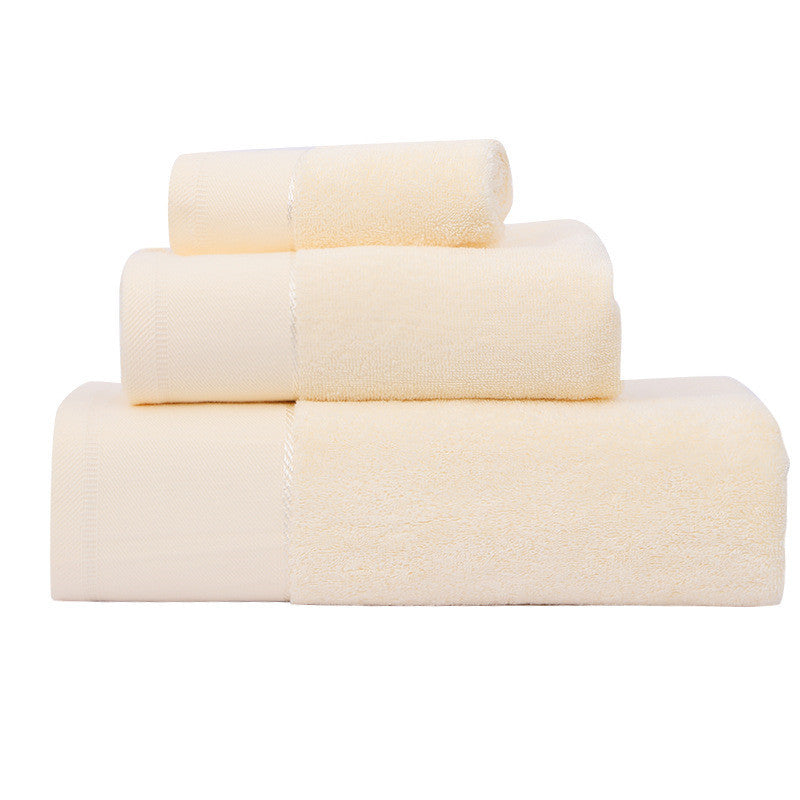 Set of 3 Cotton Bath Towel