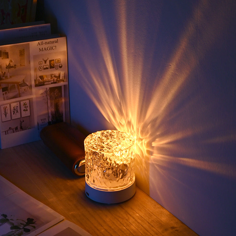 Water Ripple Crystal Lamp Bedroom