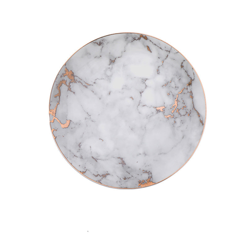 dinnerware marble set plates