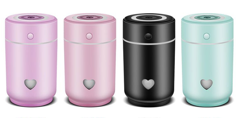 car humidifier air purifier black pink purple blue