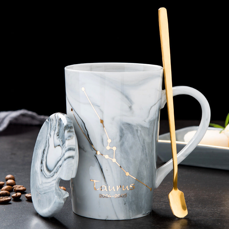 Zodiac Sign Coffee Mug Marble