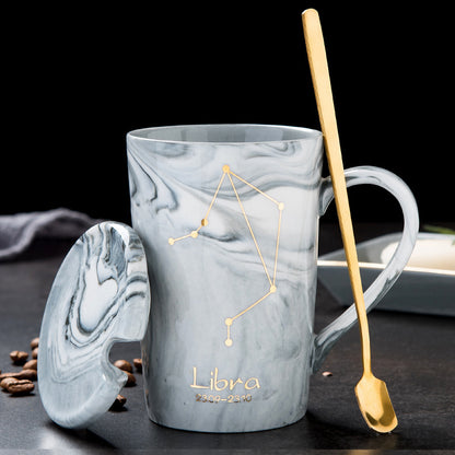 Zodiac Sign Coffee Mug Marble