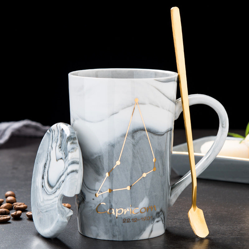 Zodiac Sign Coffee Mug Marble