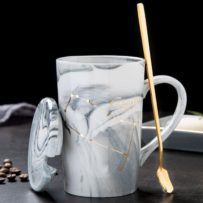 Zodiac Sign Coffee Mug Marble