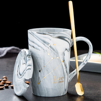 Zodiac Sign Coffee Mug Marble