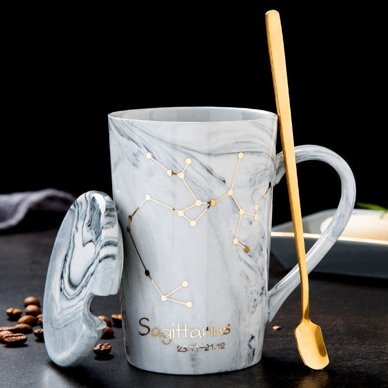 Zodiac Sign Coffee Mug Marble