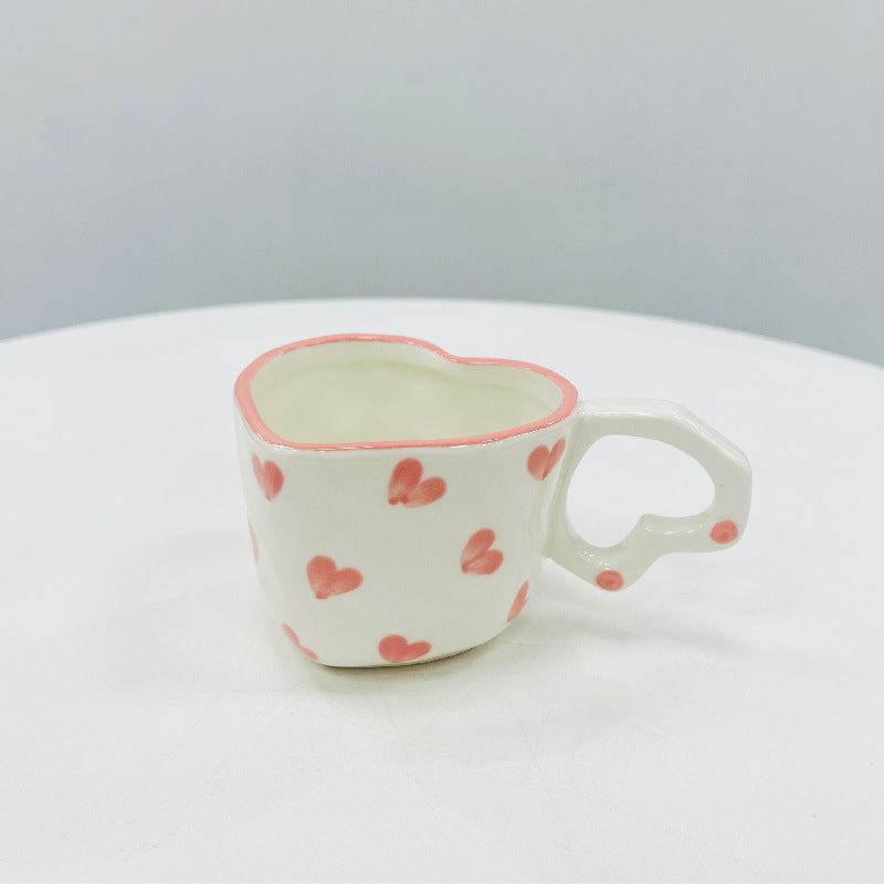 hearts mug love ceramic mug