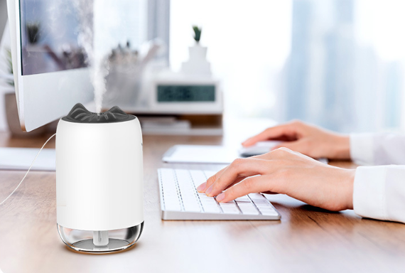 USB Home Humidifier Atomizer White