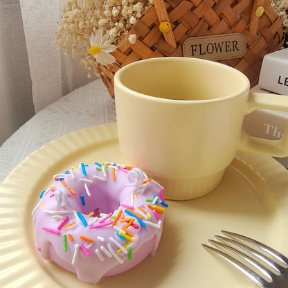 doughnut candle round color