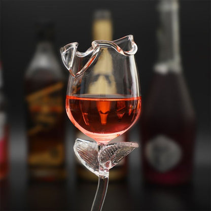 Flower-Shaped Luxury Wine Glass