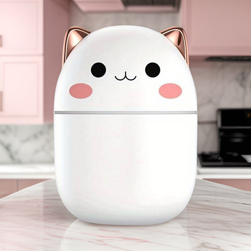 Cute Pet Humidifier For Desktop White Pink