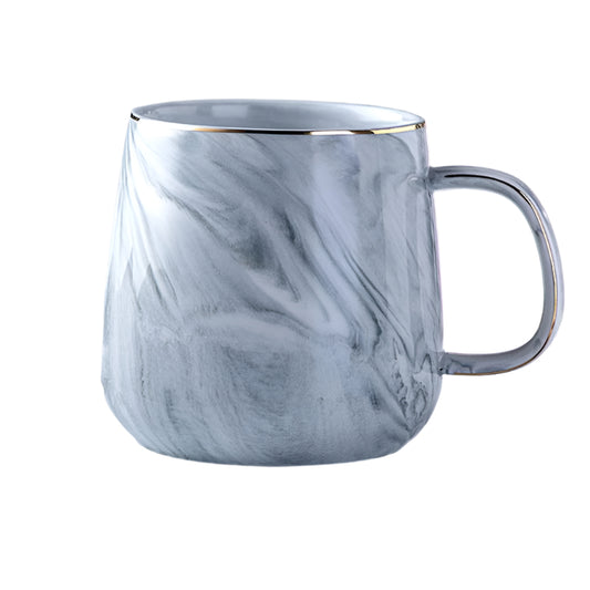 Marble Breakfast Mug Grey