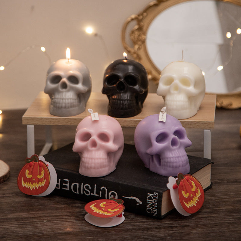 Skull Candles Halloween 