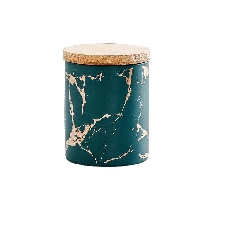 Ceramic Marble Jar Box  2