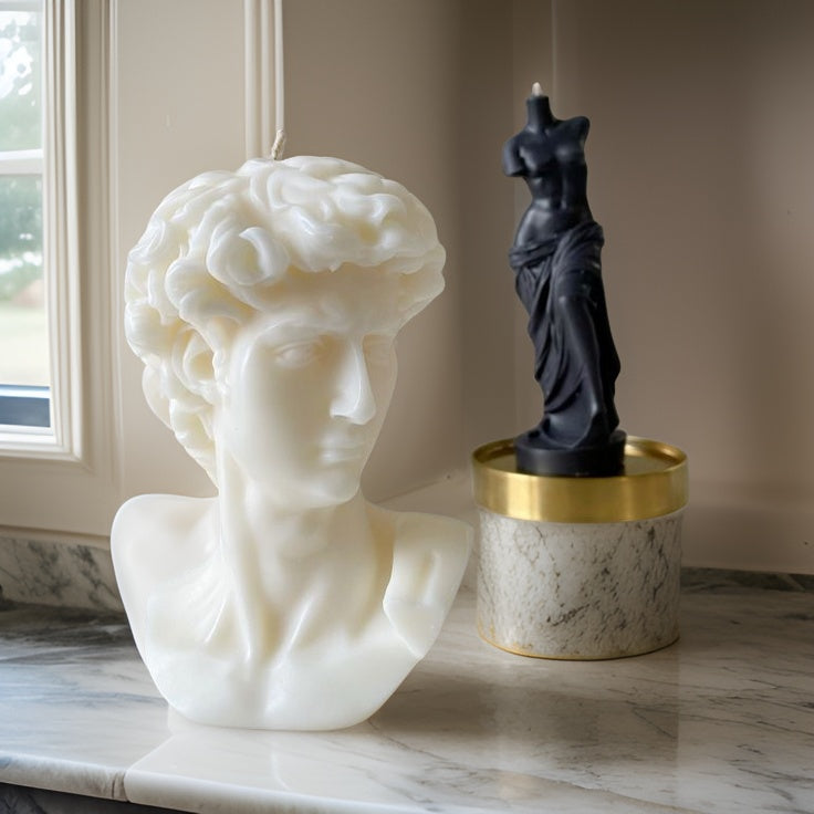 Michelangelo's Firelight Aroma David Candle