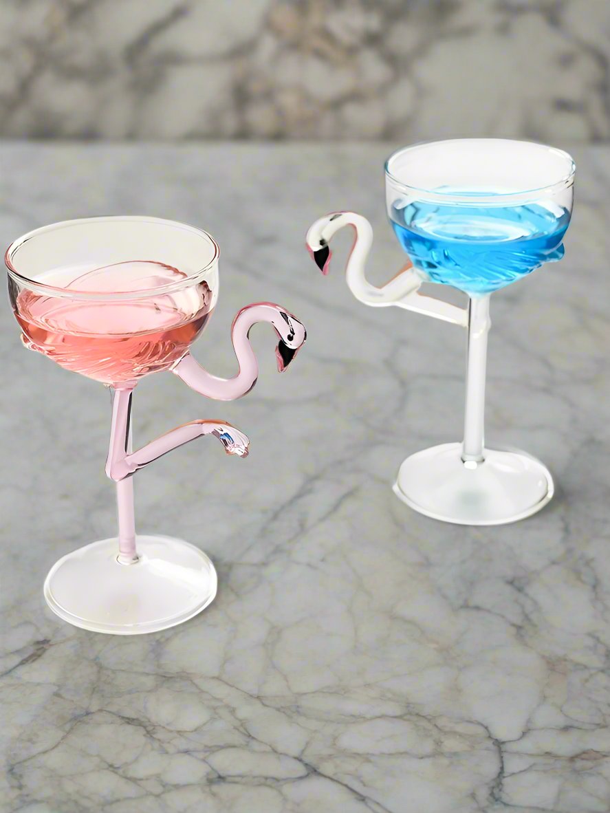 Flamingo Luxury Cocktail Glass 7