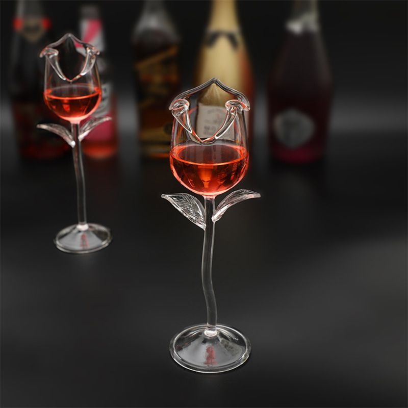 Flower-Shaped Luxury Wine Glass