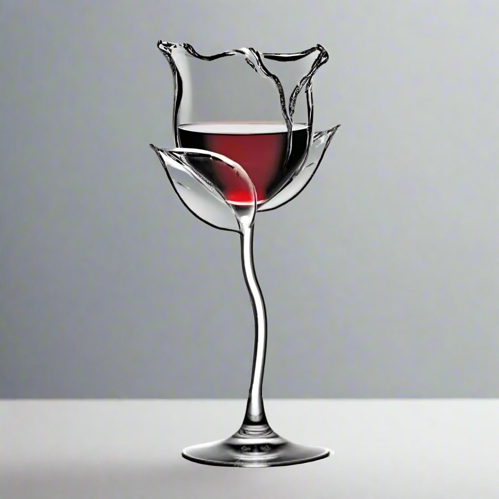 Flower-Shaped Luxury Wine Glass 2