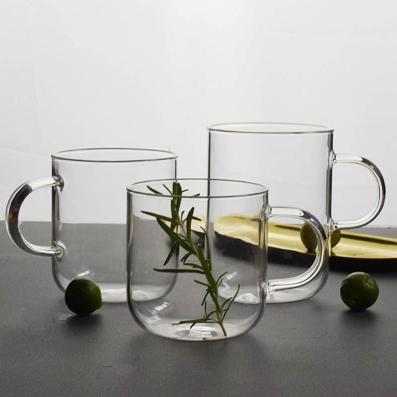 Glass coffee mug 