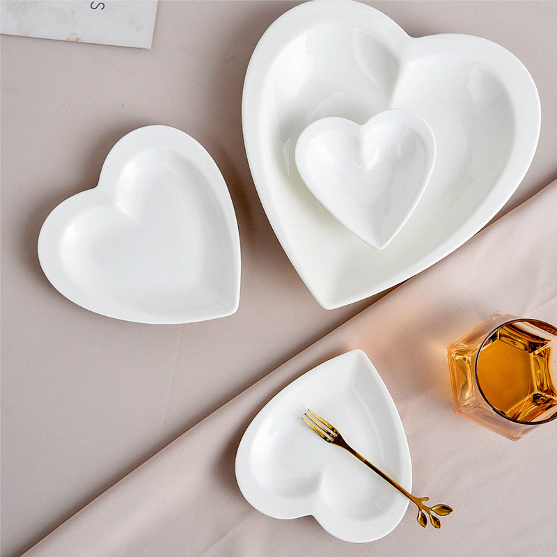 Heart-Shaped Ceramic Plate 8