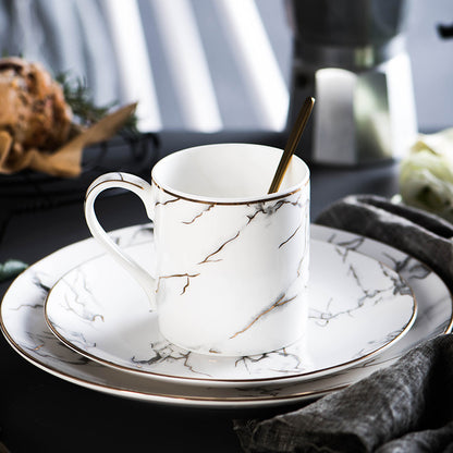 Marble Mug & Plate