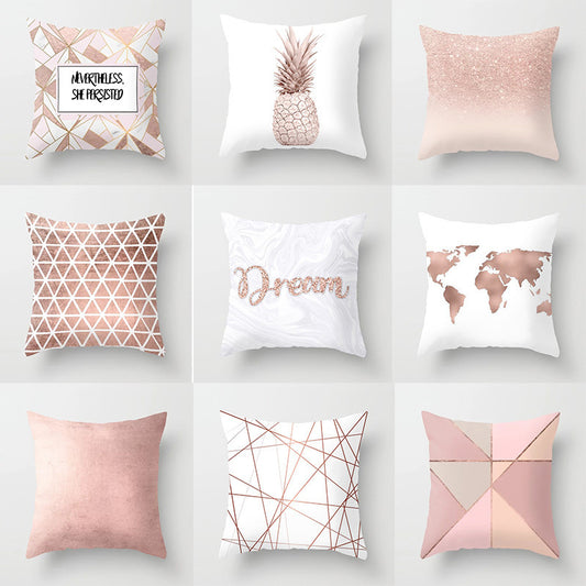 Minimal Pillowcase Earthy Tones 