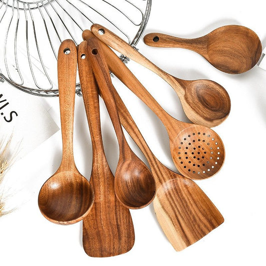 Natural Wood Kitchen Utensils