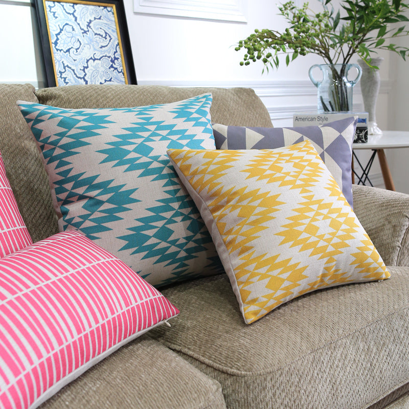 Nordic Geometric Pillowcases 8