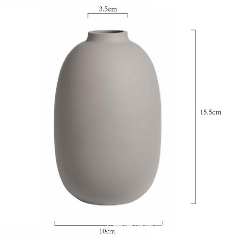 Nordic Minimal Ceramic Vase  7