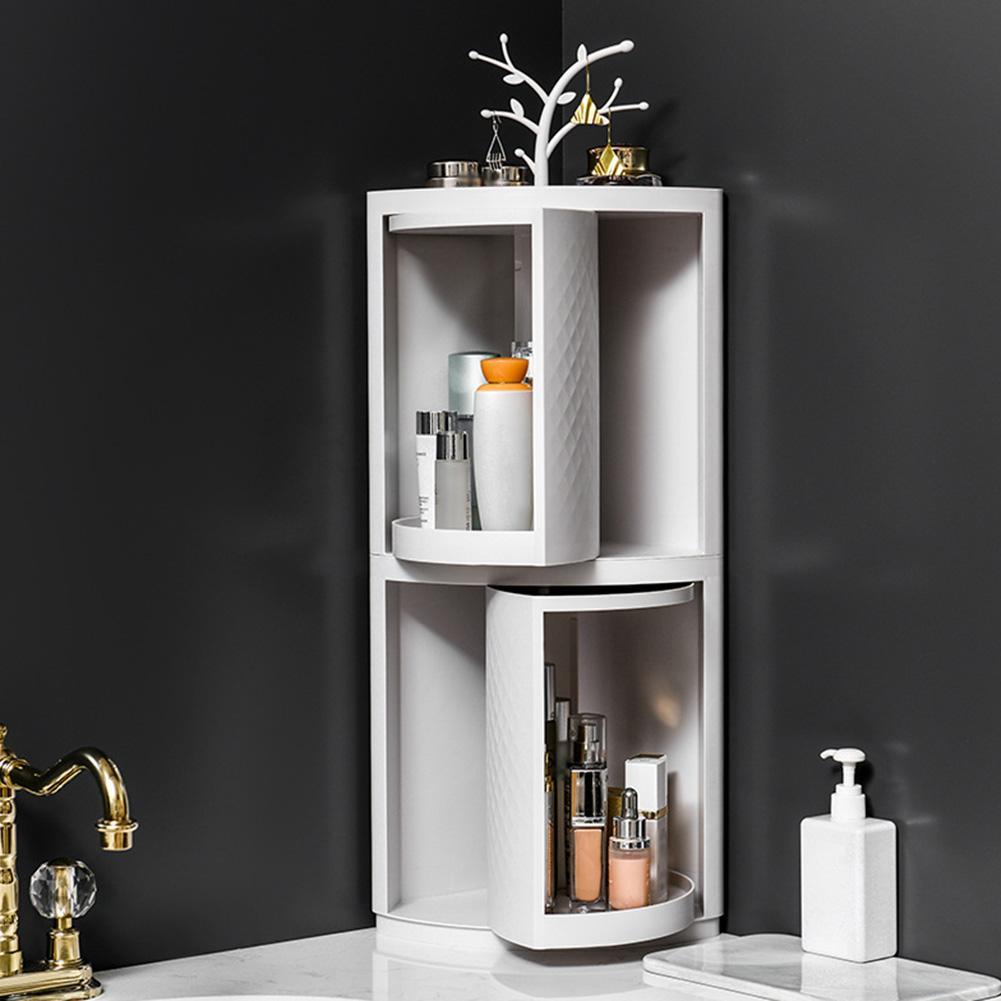 Rotating Bathroom Makeup Organizer