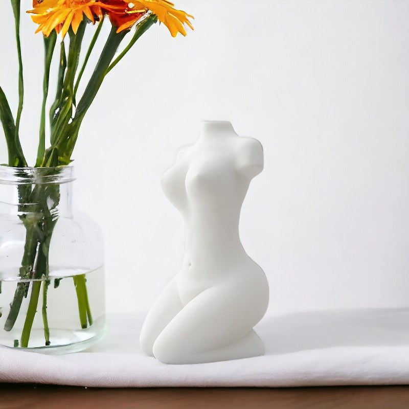 Body Ceramic Vases White