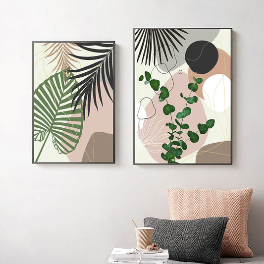 Tropical Plants Wall Art Frameless 
