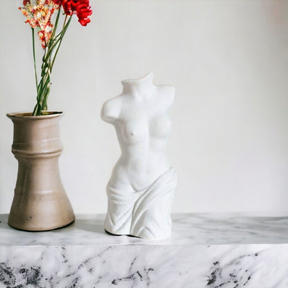 Venus Body Flower Vase White