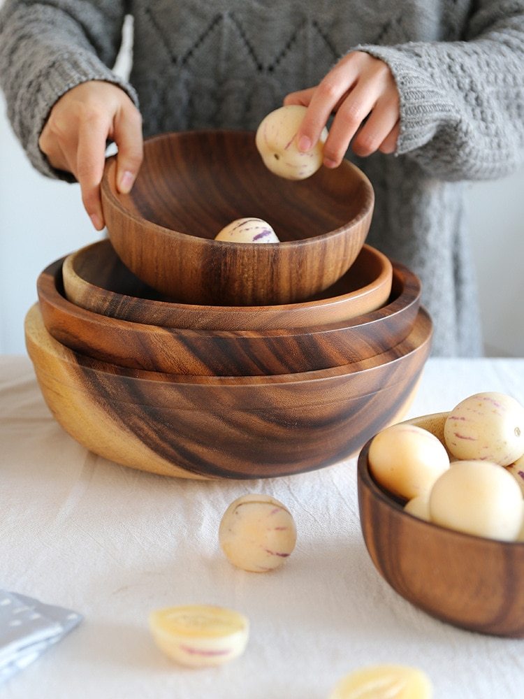 Wooden Bowls Acacia  