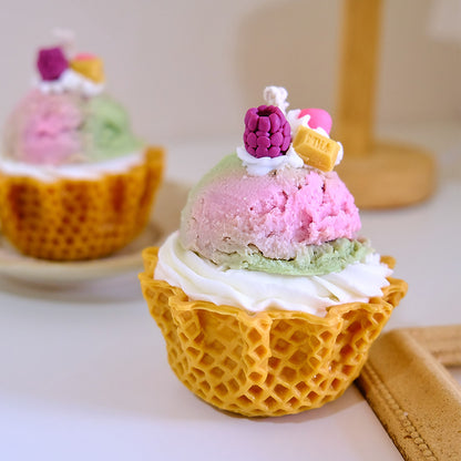 cupcake candle aromatherapy decor