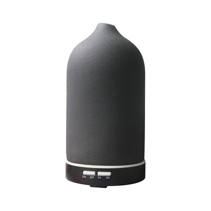 ceramic diffuser aromatherapy black  large