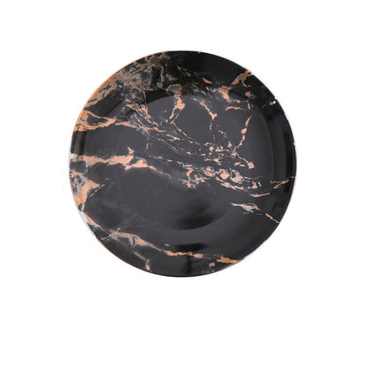 dinnerware marble set plates