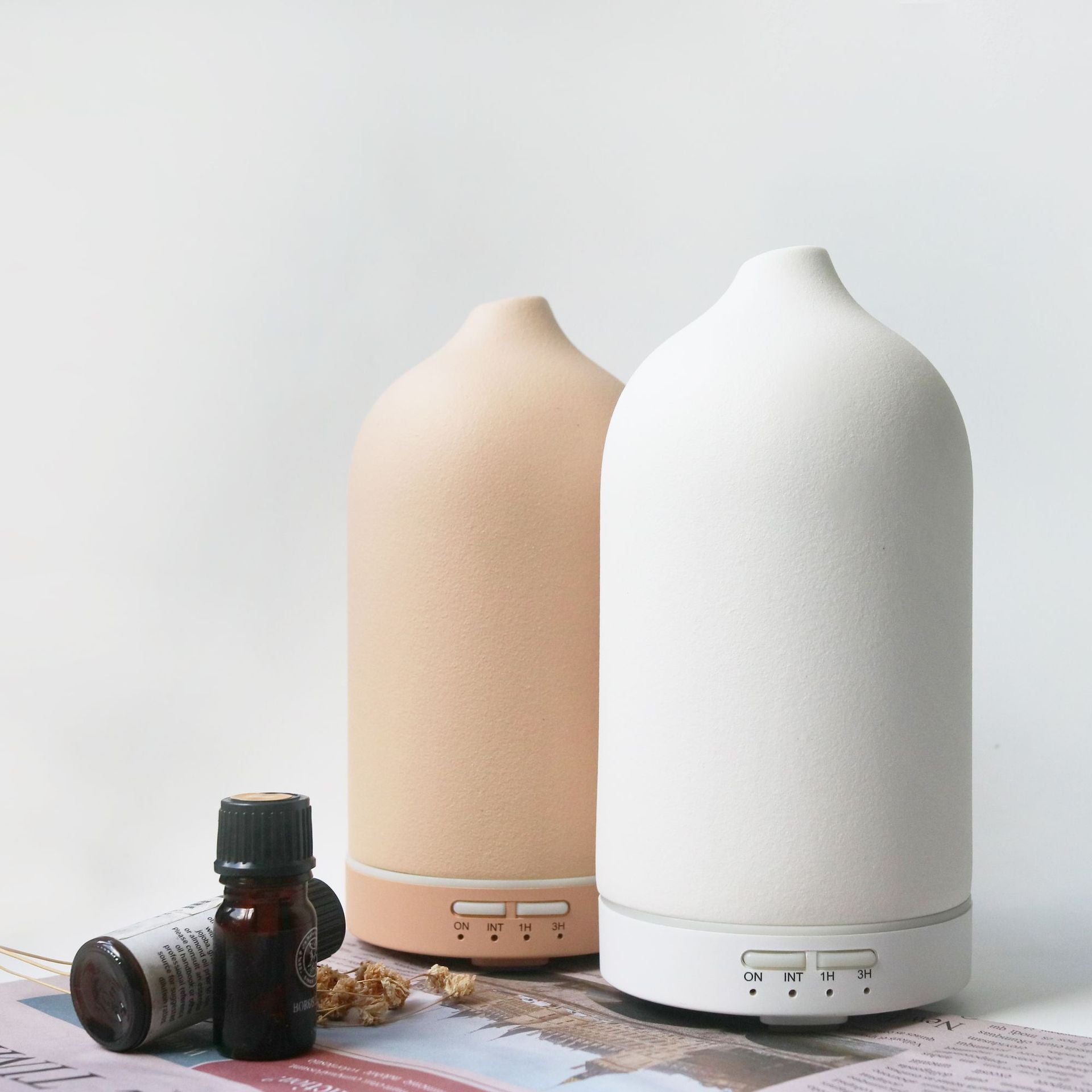 ceramic diffuser aromatherapy white large