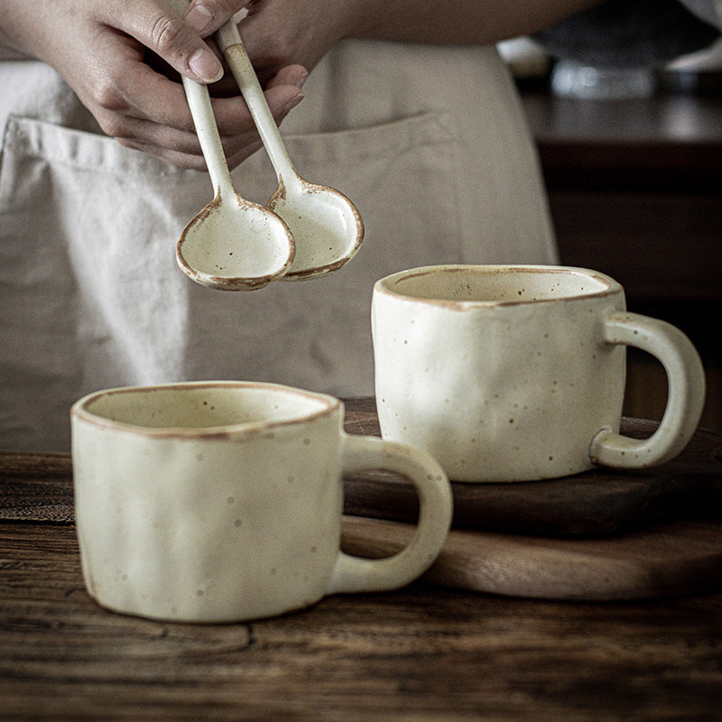 Hand Made Retro Porcelain Mug