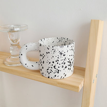 polka dot ceramic mug 7