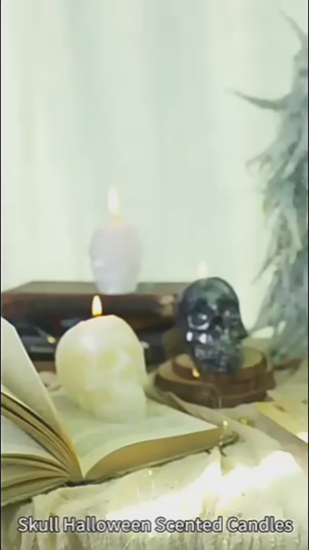 Skull Candles Halloween