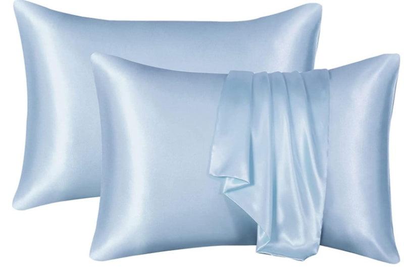 sati silk pillowcase blue lagoon