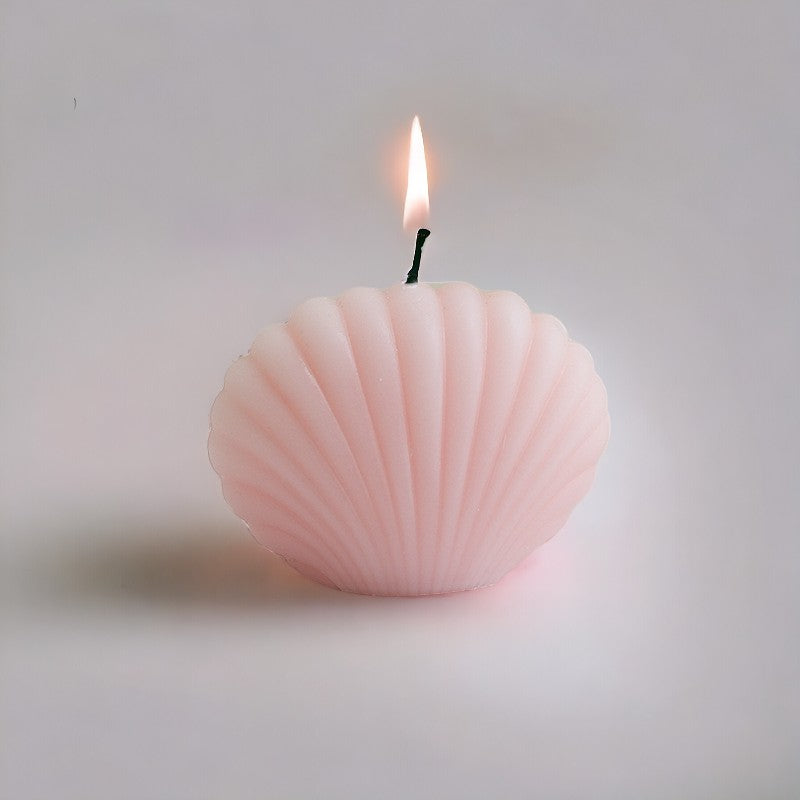 Seashell Shaped Aromatherapy Candle Pink