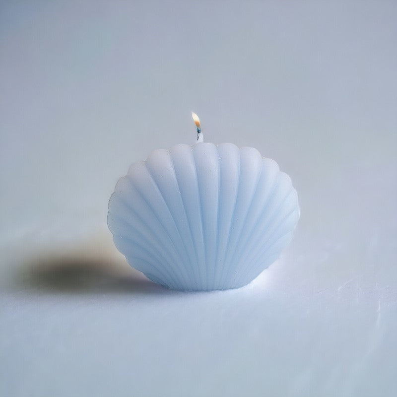 Seashell Shaped Aromatherapy Candle Blue